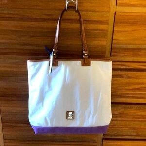 Dooney & Bourke Limited Edition Lee Shopper Tote with Lilac Nubuck